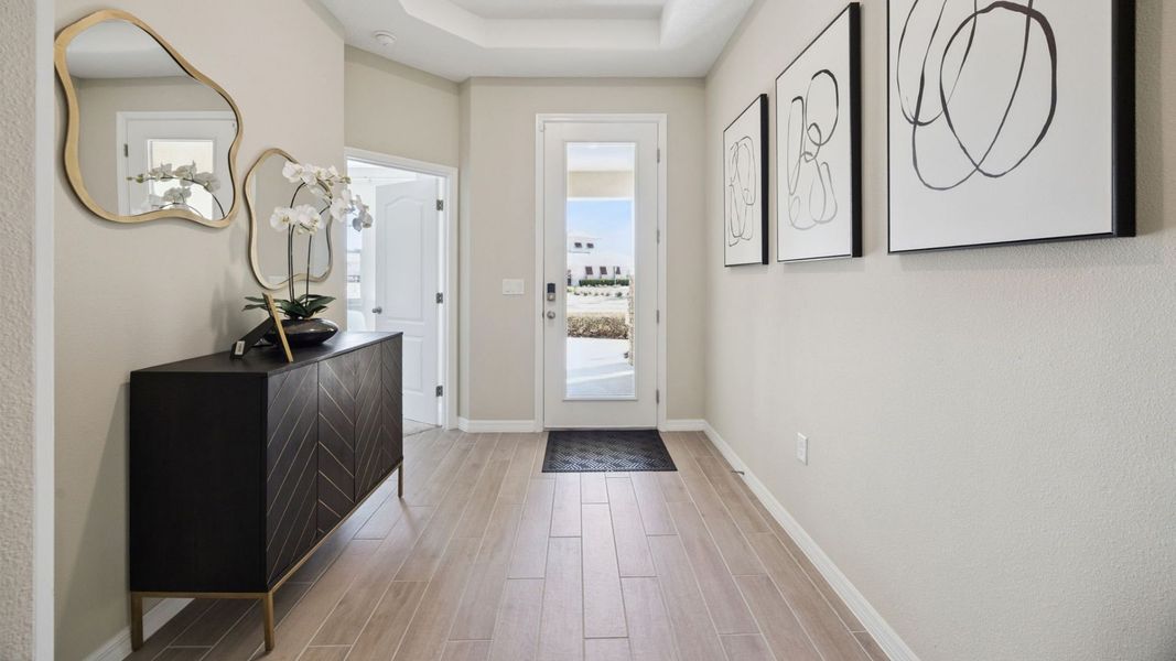 Representative furnished interior of a home built from the Camden by D.R. Horton in Harmony West, St. Cloud (Image 4). Representative furnished interior of a home built from the Camden by D.R. Horton in Harmony West, St. Cloud (Image 4).
