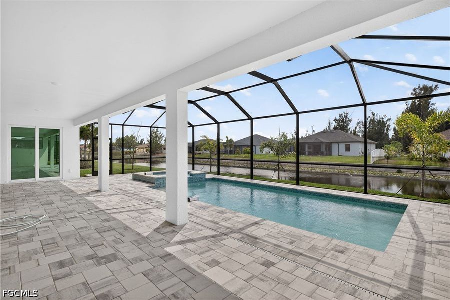 Exterior details and patio area of a home in Cape Coral, Cape Coral (Image 26).