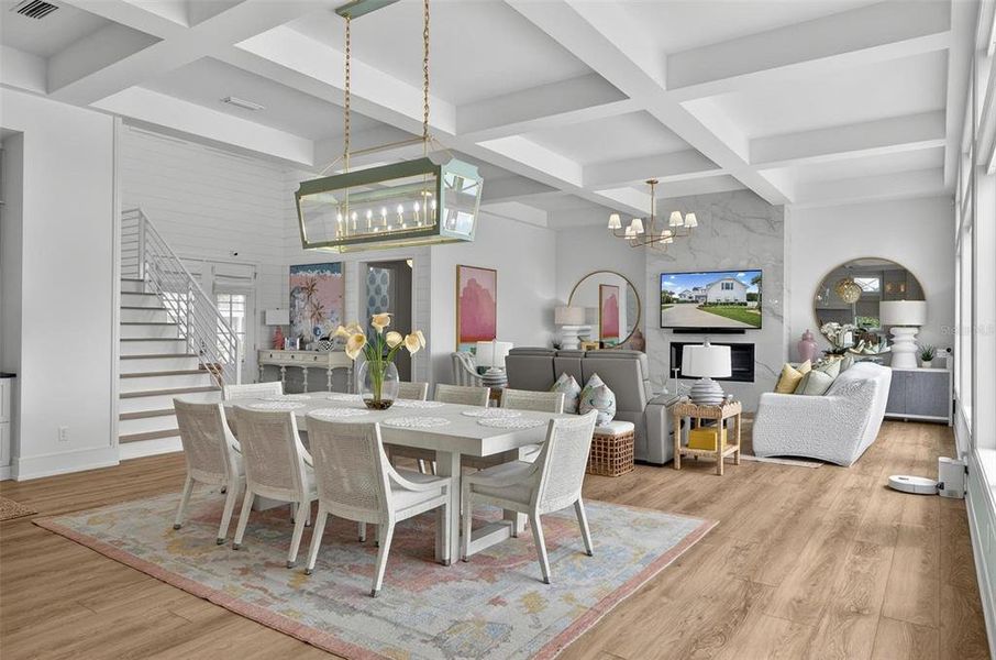 Furnished interior view inside a new home in , St. Augustine (Image 33).