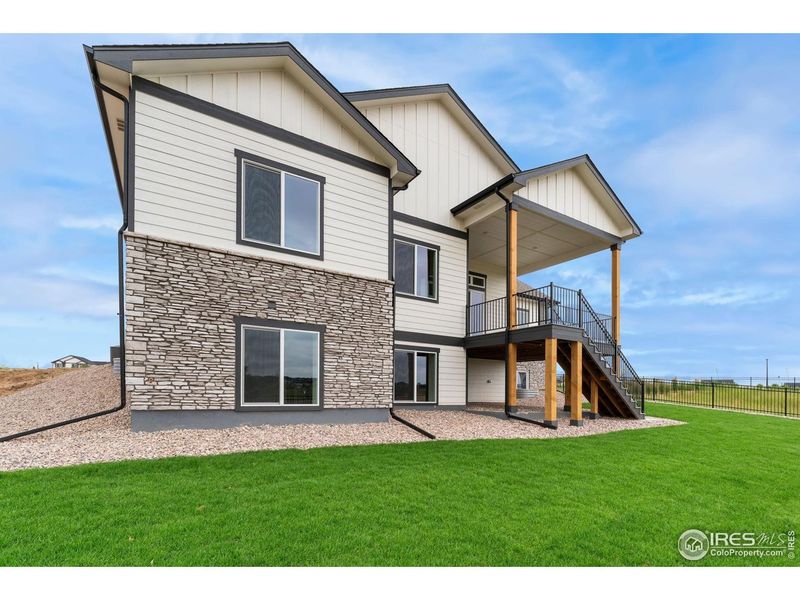 Exterior details and patio area of a home in Aurora Highlands, Aurora (Image 3). Exterior details and patio area of a home in Aurora Highlands, Aurora (Image 3).