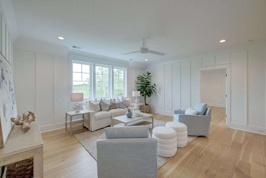 Furnished interior view inside a new home in Daniel Island Park, Charleston (Image 45).