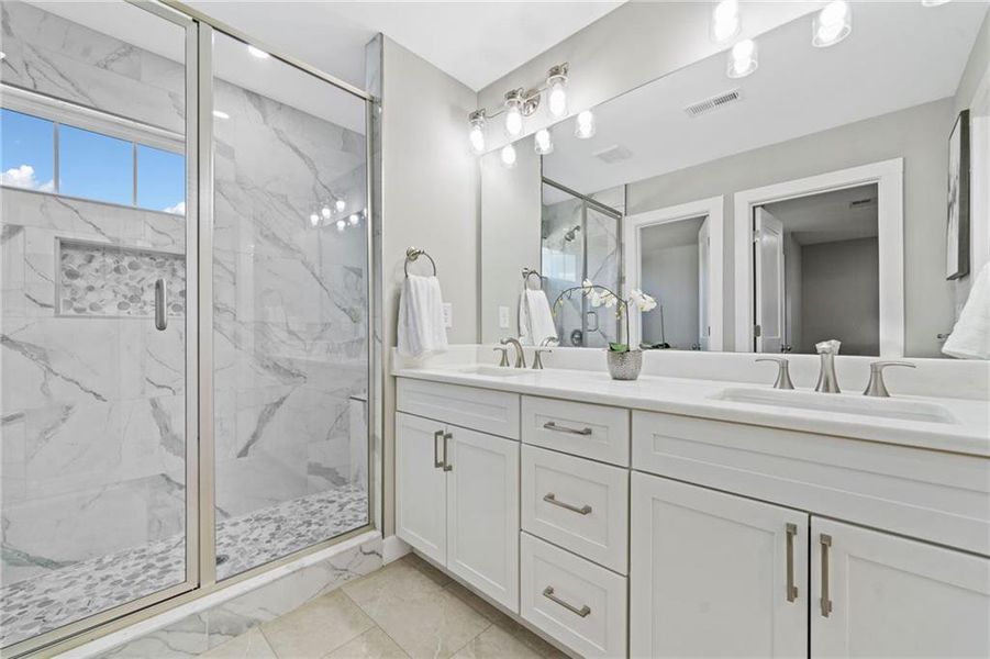 Furnished interior view inside a new home in , Decatur (Image 15). Furnished interior view inside a new home in , Decatur (Image 15).