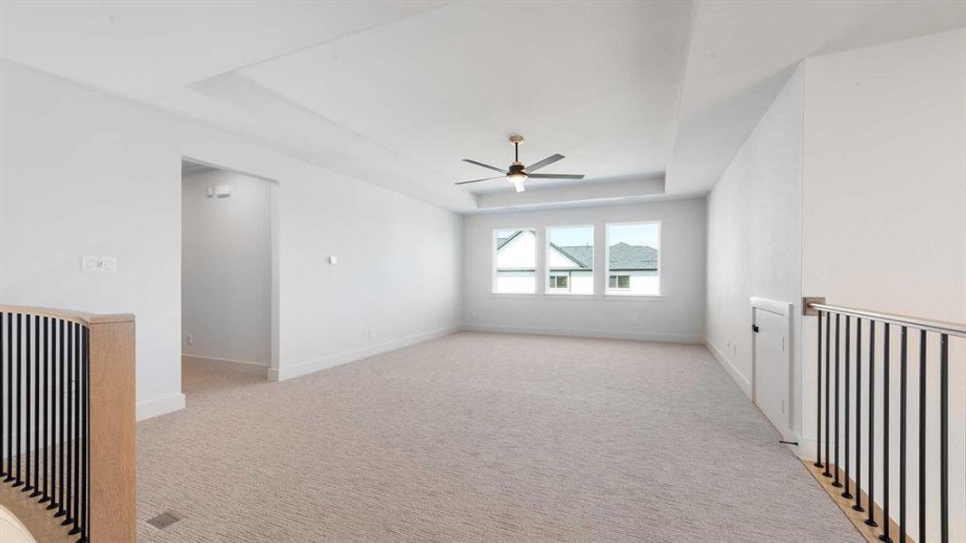 Spacious, unfurnished interior of a new home in Fields 60', Frisco (Image 17).