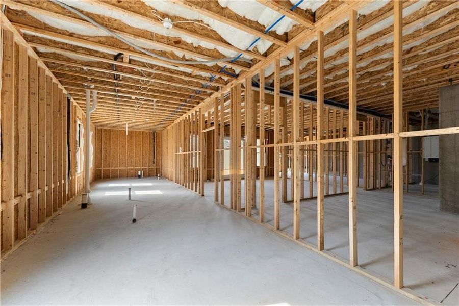 In-progress construction of a new home in , Gainesville, GA (Image 39).
