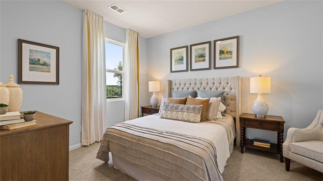 Furnished interior view inside a new home in Jackson Landing, Jefferson (Image 45).