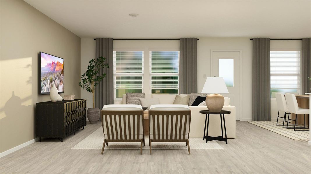 Furnished interior view inside a new home in Synova, Crosby (Image 9).