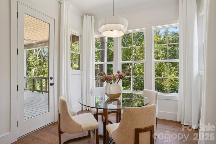 Furnished interior view inside a new home in , Huntersville (Image 33).