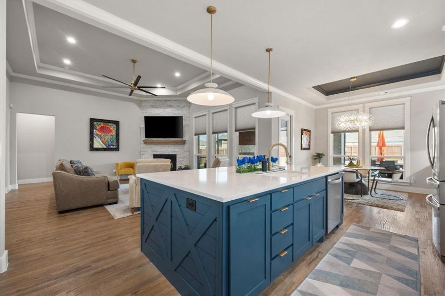 Furnished interior view inside a new home in , Mansfield (Image 15).