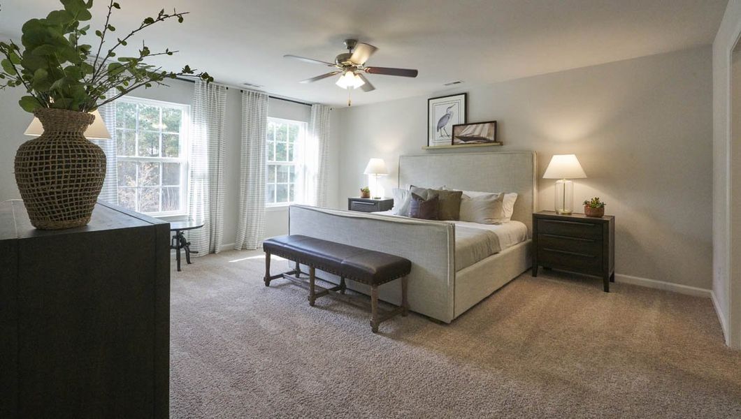Representative furnished interior of a home built from the Penwell by D.R. Horton in Fishel Village, Winston-Salem (Image 28). Representative furnished interior of a home built from the Penwell by D.R. Horton in Fishel Village, Winston-Salem (Image 28).