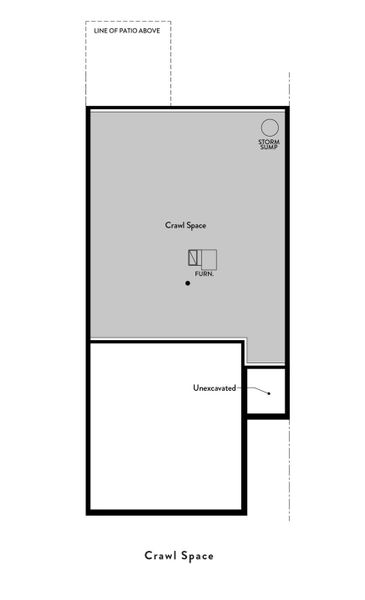 2D floor plan layout for the Palmer by View Homes in Aspen Meadows – Townhomes, Colorado Springs, CO (Image 5).