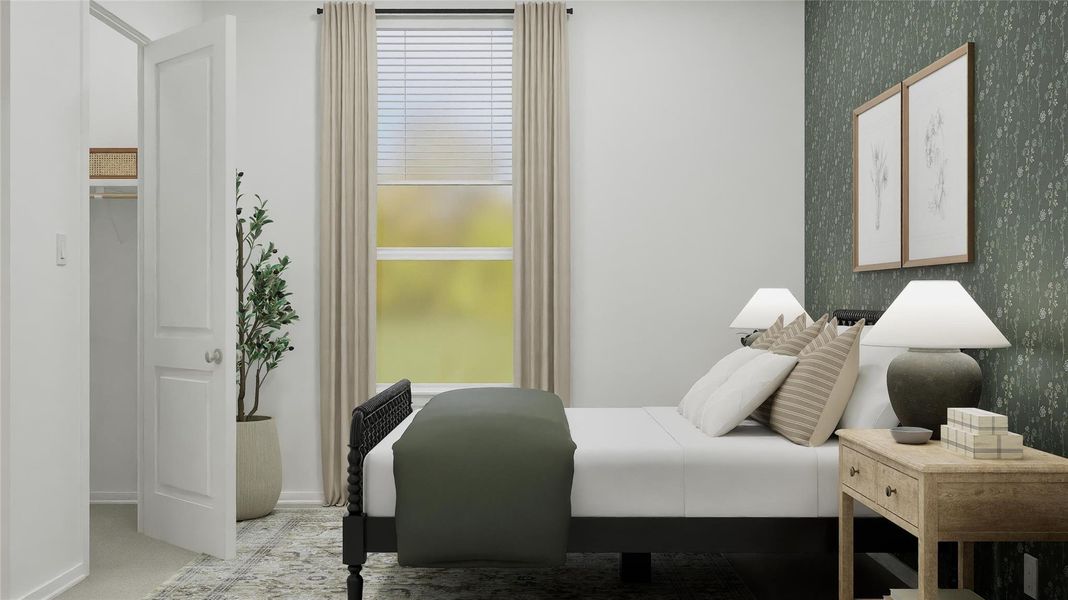 Furnished interior view inside a new home in The Highlands, Porter (Image 15). Furnished interior view inside a new home in The Highlands, Porter (Image 15).