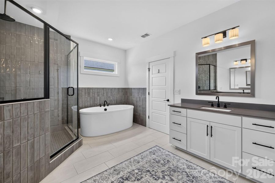 Furnished interior view inside a new home in , Huntersville (Image 6).