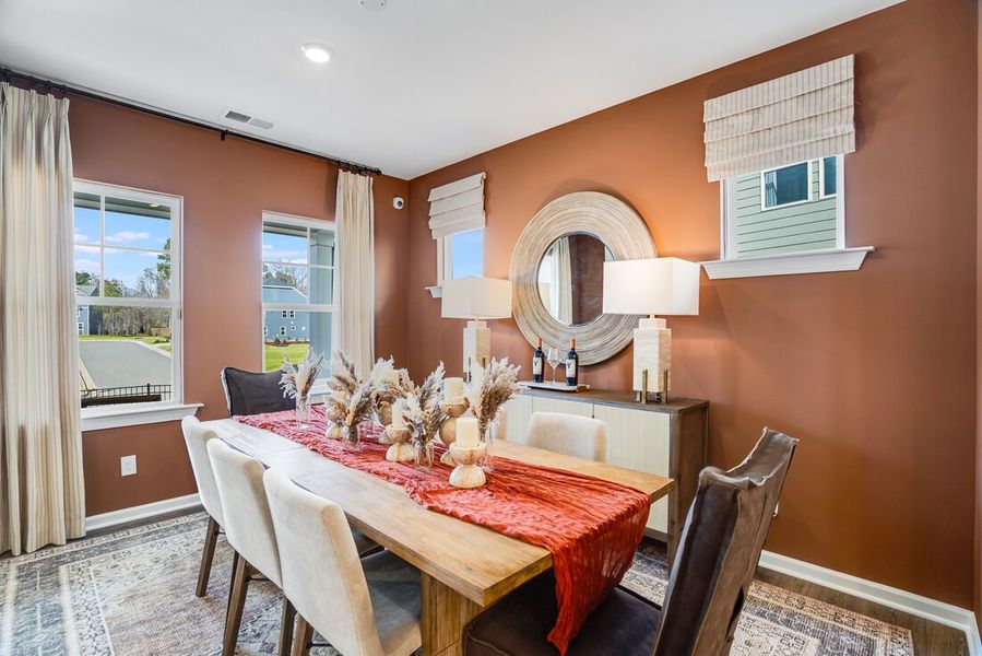 Representative furnished interior of a home built from the Charleston by Taylor Morrison in Silverstone Terraces, Knightdale (Image 4).