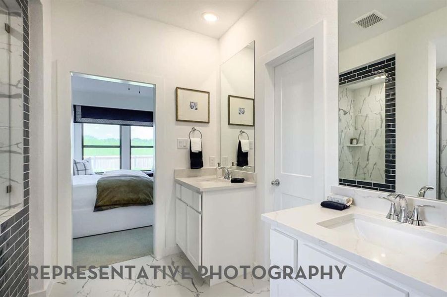 Furnished interior view inside a new home in Heritage Ranch, Sherman (Image 11).