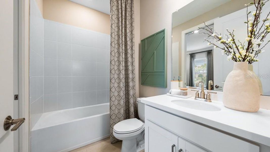 Furnished interior view inside a new home in Esplanade at Wiregrass Ranch, Wesley Chapel (Image 10). Furnished interior view inside a new home in Esplanade at Wiregrass Ranch, Wesley Chapel (Image 10).