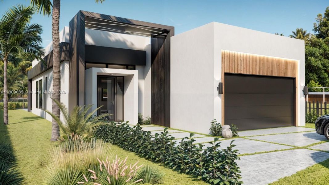 Front exterior of a new home in , Miami, FL, highlighting curb appeal (Image 5).