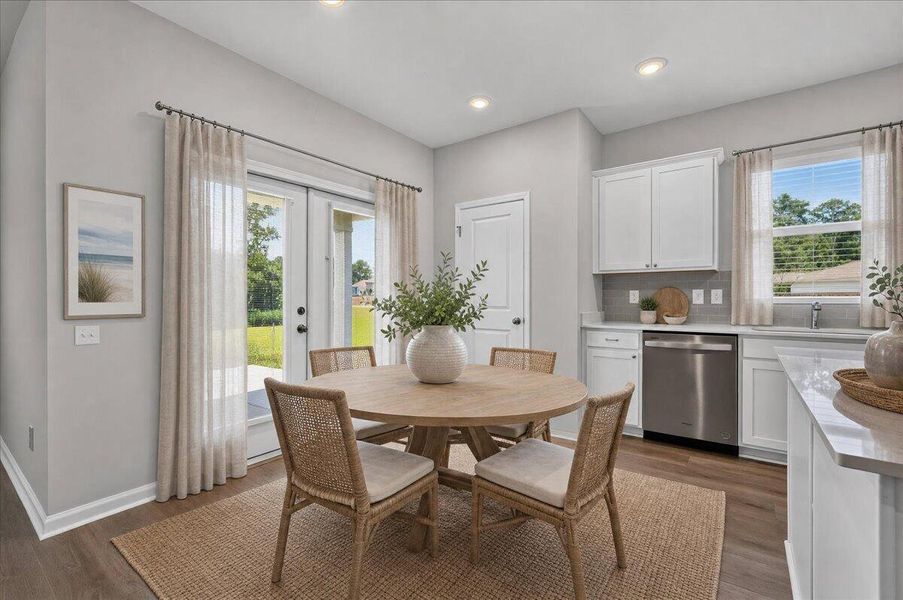 Furnished interior view inside a new home in , Summerville (Image 9).