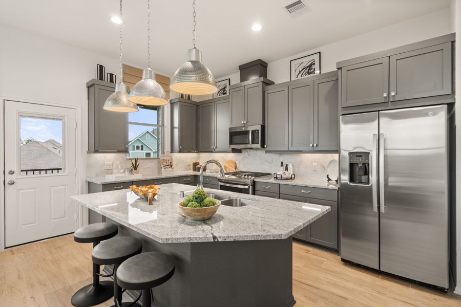 Furnished interior view inside a new home in Woodforest, Montgomery (Image 6). Furnished interior view inside a new home in Woodforest, Montgomery (Image 6).