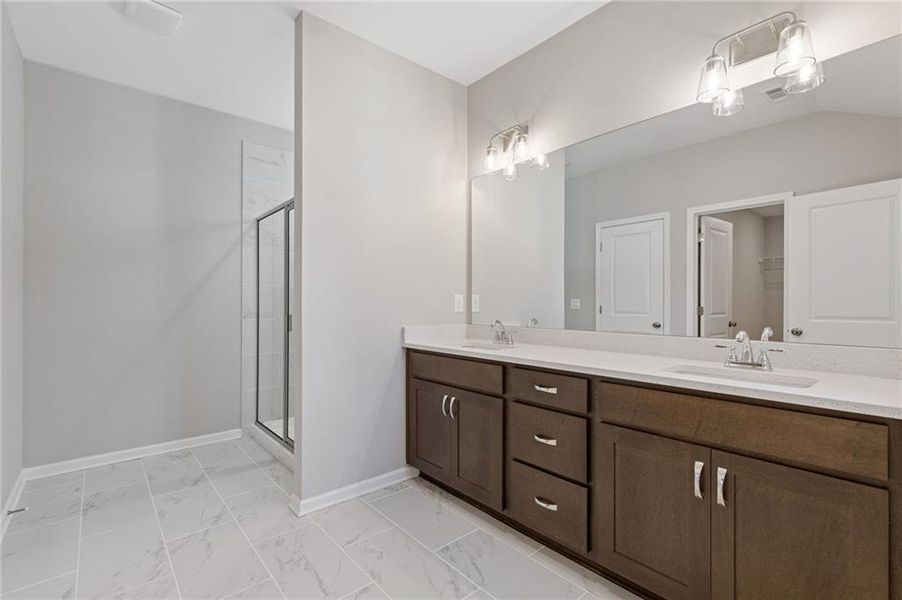 Furnished interior view inside a new home in , Dacula (Image 6).