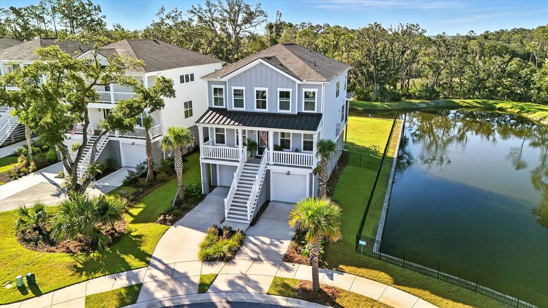 Front exterior of a new home in , Mount Pleasant, SC, highlighting curb appeal (Image 28).