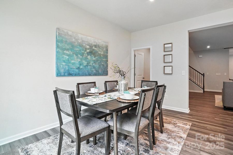 Furnished interior view inside a new home in Bailey Run, Charlotte (Image 9).