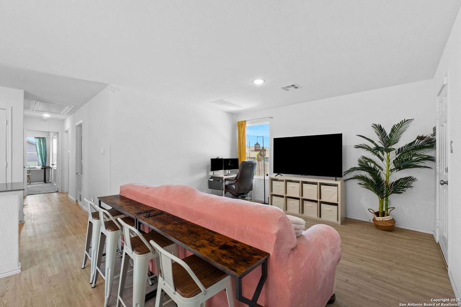 Furnished interior view inside a new home in , San Antonio (Image 9). Furnished interior view inside a new home in , San Antonio (Image 9).