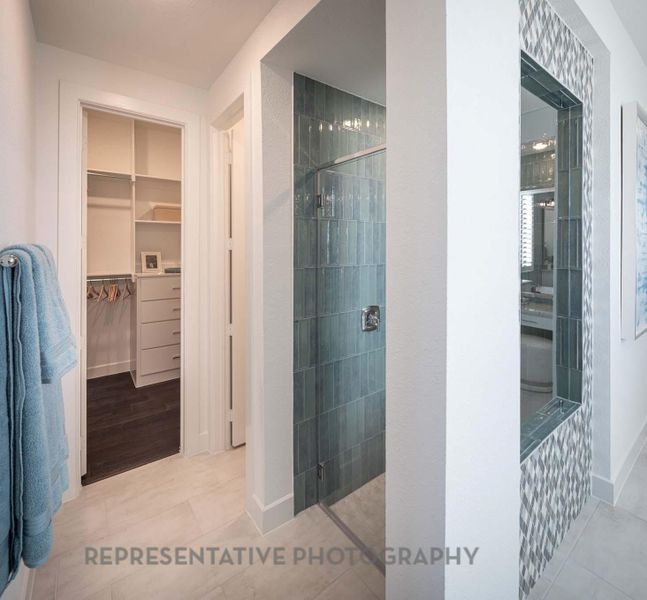 Furnished interior view inside a new home in Jordan Ranch: 65ft. lots, Fulshear (Image 7).