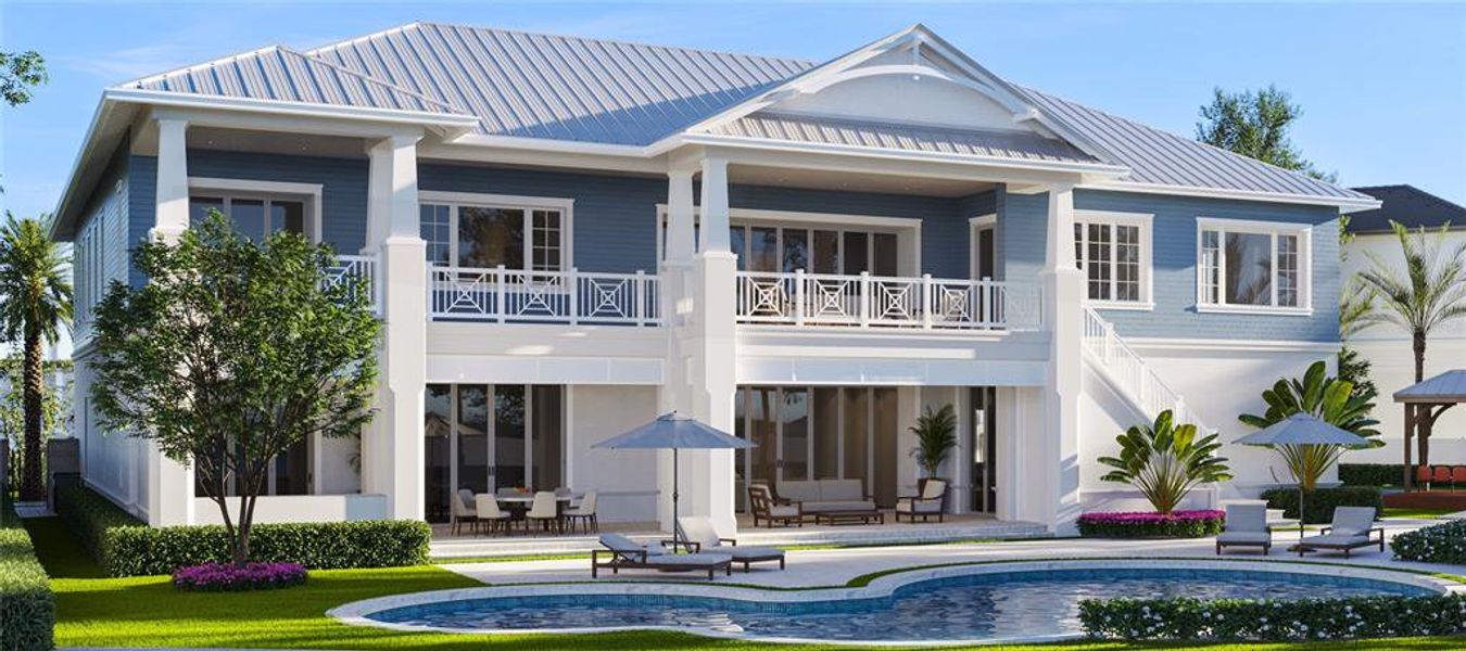 Front exterior of a new home in , St. Petersburg, FL, highlighting curb appeal (Image 11).