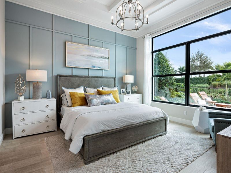 Furnished interior view inside a new home in PGA Village Verano, Port St. Lucie (Image 14).