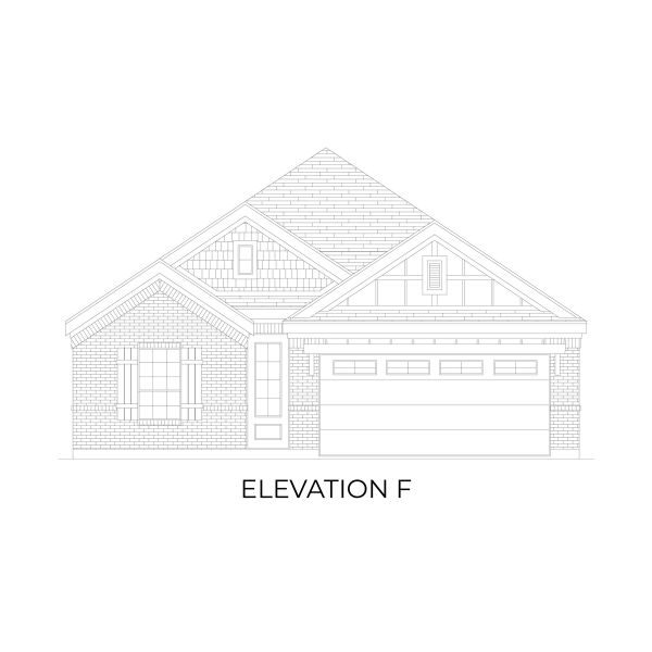 Representative rendering of the exterior for the Adams F - 50' Lot by First Texas Homes (Image 8).