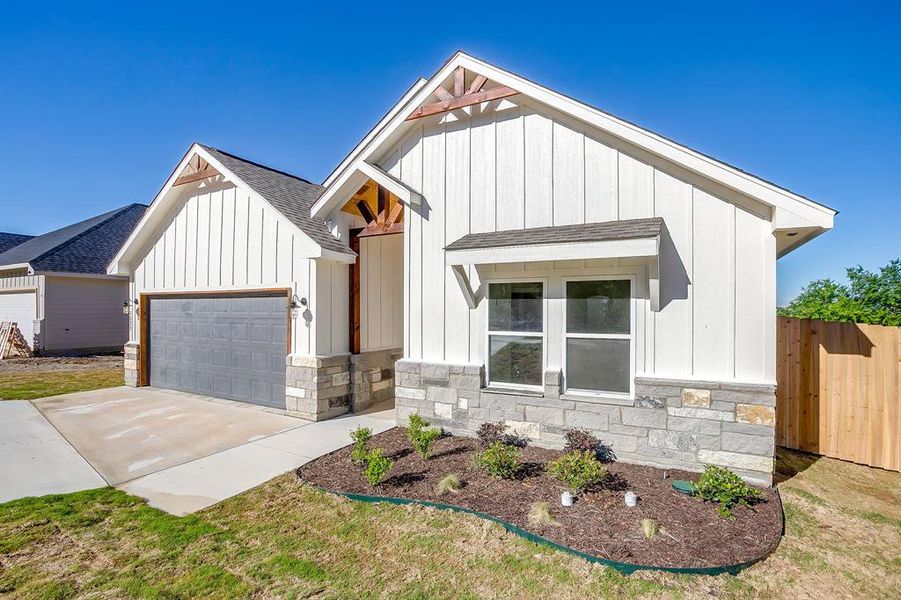 Front exterior of a new home in , White Settlement, TX, highlighting curb appeal (Image 28).