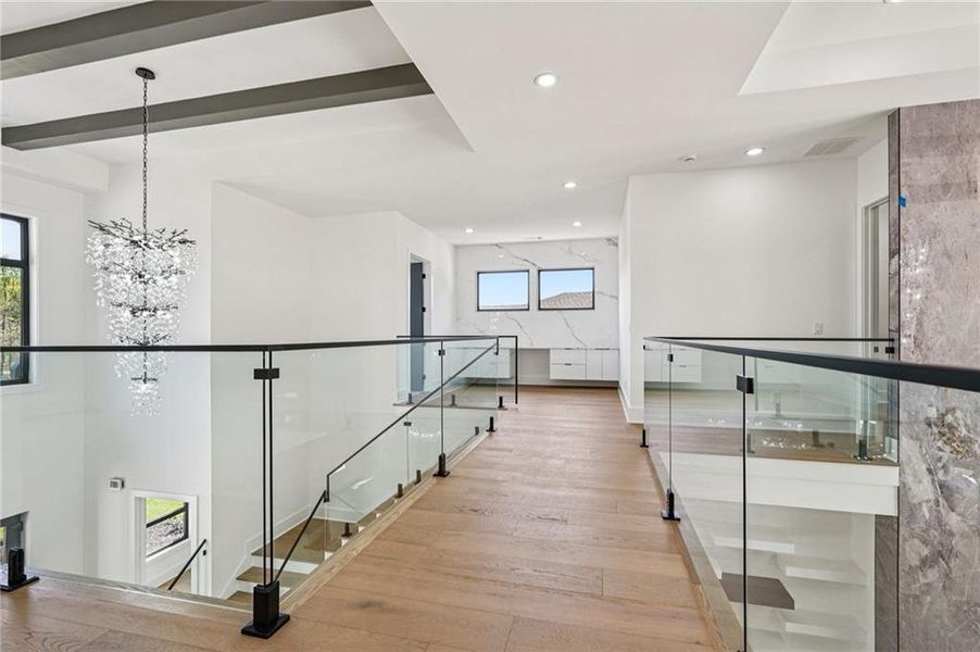 Furnished interior view inside a new home in , Sugar Hill (Image 48).