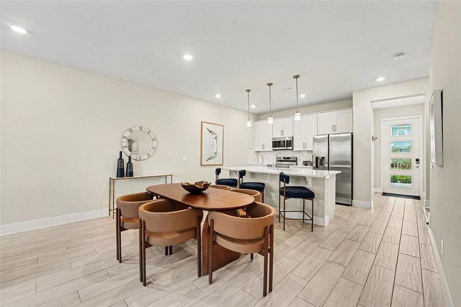 Furnished interior view inside a new home in , Reunion (Image 11).