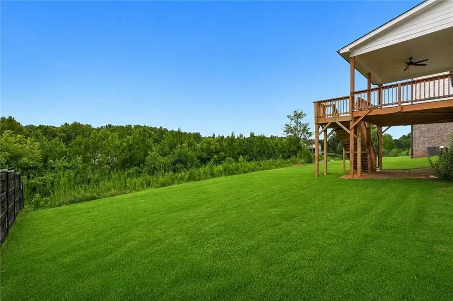 Exterior details and patio area of a home in Carmichael Farms, Canton (Image 21). Exterior details and patio area of a home in Carmichael Farms, Canton (Image 21).
