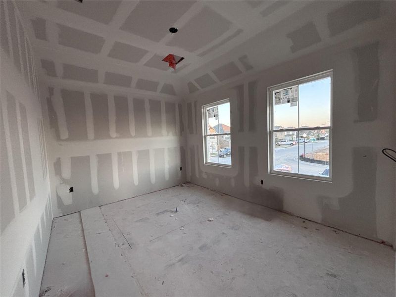 In-progress construction of a new home in The Colony 45s, Bastrop, TX (Image 20).