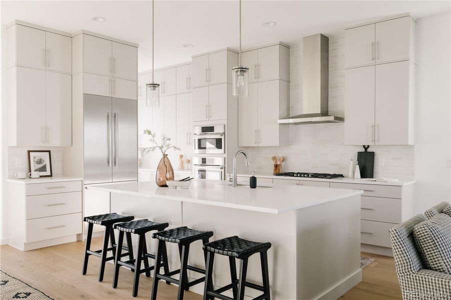 Furnished interior view inside a new home in Lyric at Ridgegate, Lone Tree (Image 7).