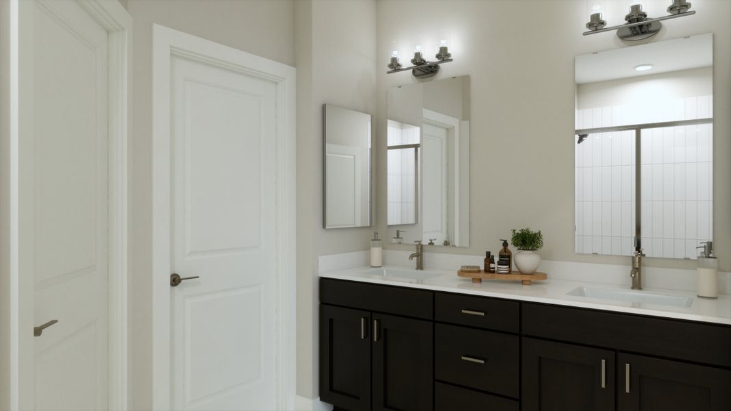 Representative furnished interior of a home built from the B - End by Trumark Homes in Erie Highlands, Erie (Image 11).