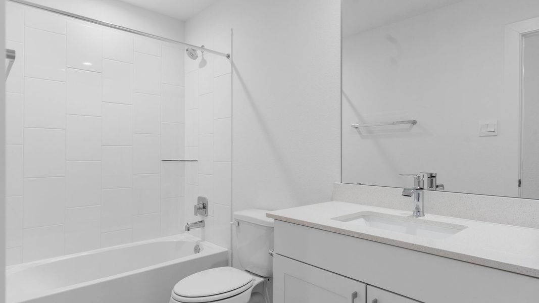 Furnished interior view inside a new home in Lexington Village, Missouri City (Image 13). Furnished interior view inside a new home in Lexington Village, Missouri City (Image 13).