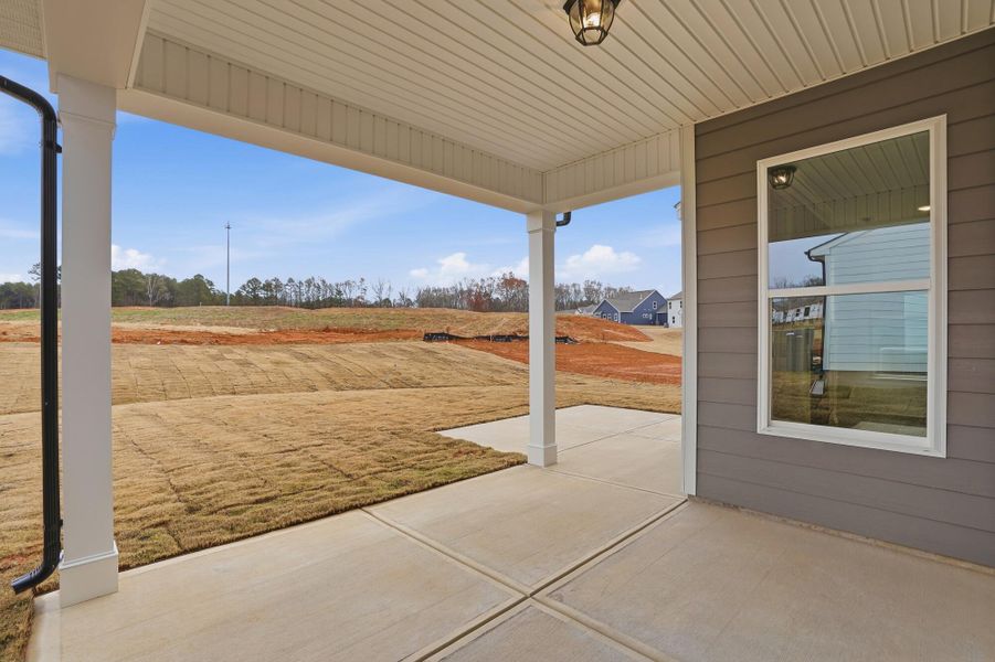 Exterior details and patio area of a home in Carrington, Stanley (Image 34). Exterior details and patio area of a home in Carrington, Stanley (Image 34).