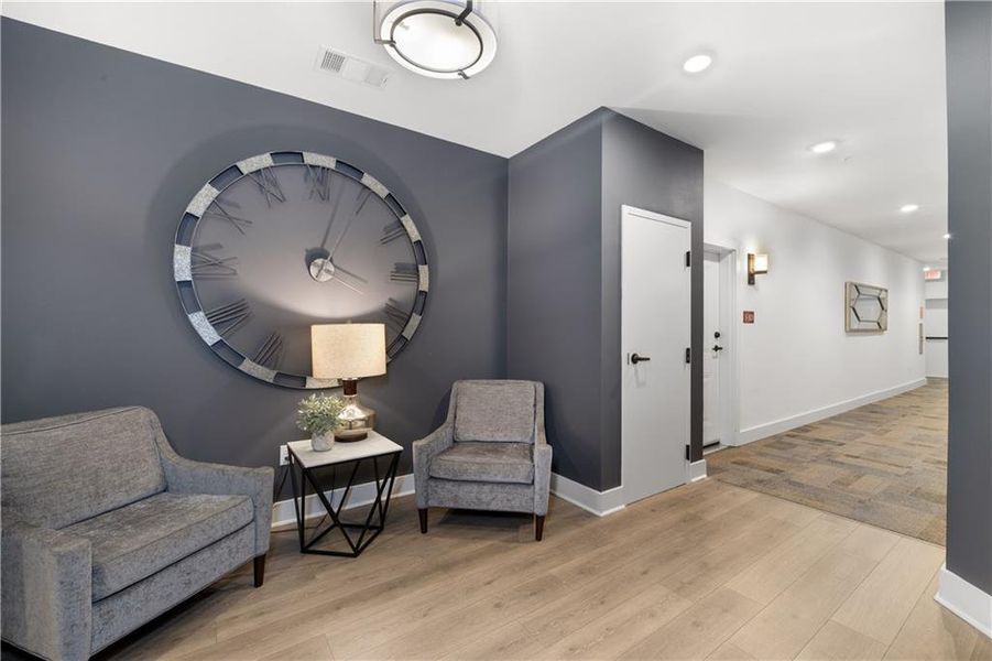 Furnished interior view inside a new home in , Cumming (Image 6).