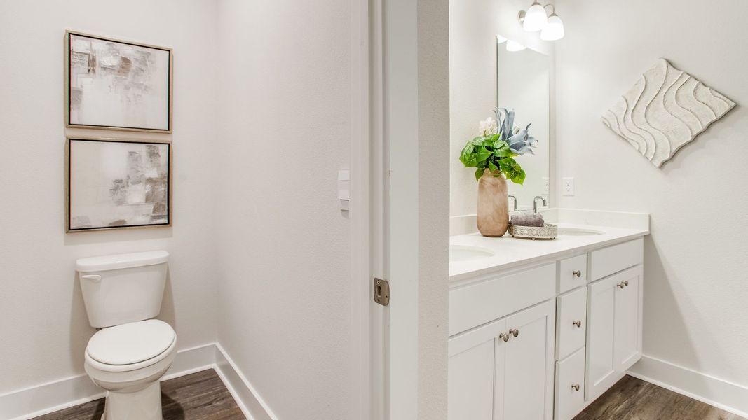 Furnished interior view inside a new home in Ashton Park Phase III, Freeport (Image 21).