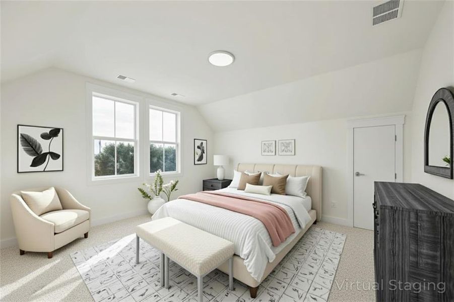 Furnished interior view inside a new home in , Gainesville (Image 17).