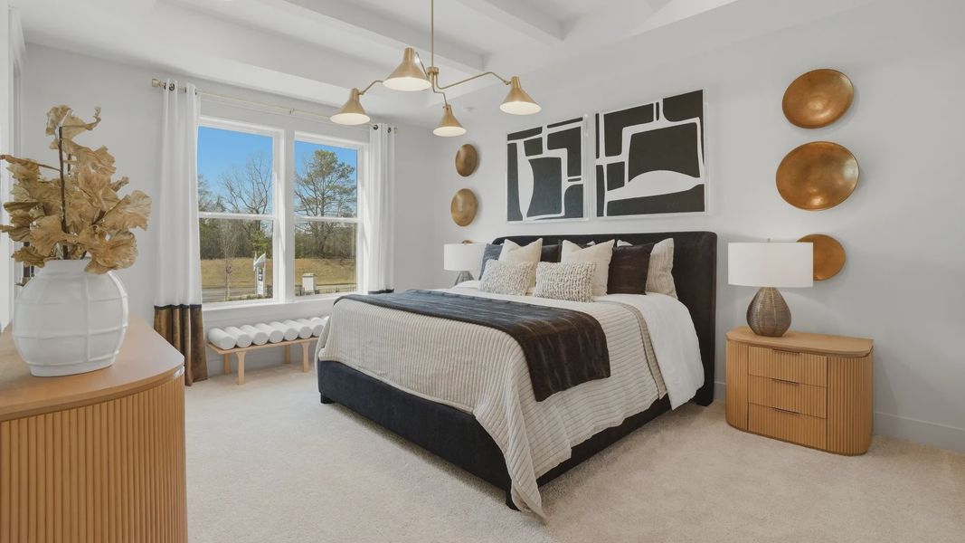 Furnished interior view inside a new home in The Eighteen, Atlanta (Image 20).