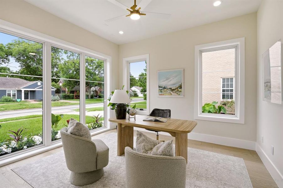 Furnished interior view inside a new home in , Dallas (Image 14). Furnished interior view inside a new home in , Dallas (Image 14).
