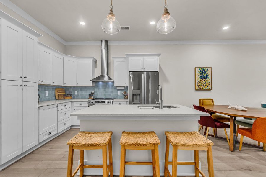 Furnished interior view inside a new home in , Johns Island (Image 19).