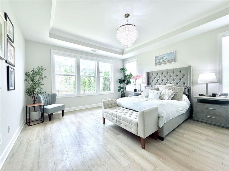 Furnished interior view inside a new home in , Hoschton (Image 9).