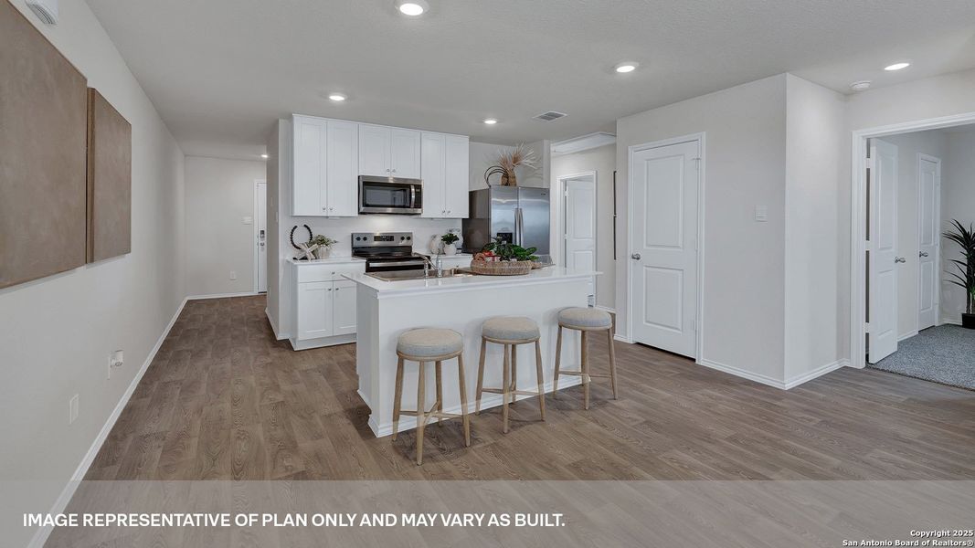 Furnished interior view inside a new home in Sunset Oaks, Maxwell (Image 4).