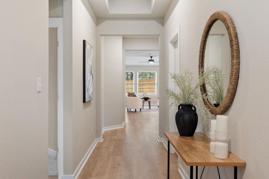 welcoming entryway leading to living area welcoming entryway leading to living area