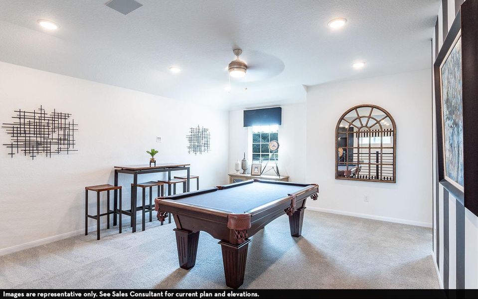 Furnished interior view inside a new home in Sanctuary, Salado (Image 12).