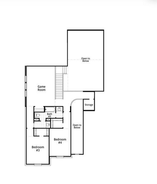 2D floor plan layout for the Foxleigh by Highland Homes in COLTON, Montgomery, TX (Image 37). 2D floor plan layout for the Foxleigh by Highland Homes in COLTON, Montgomery, TX (Image 37).